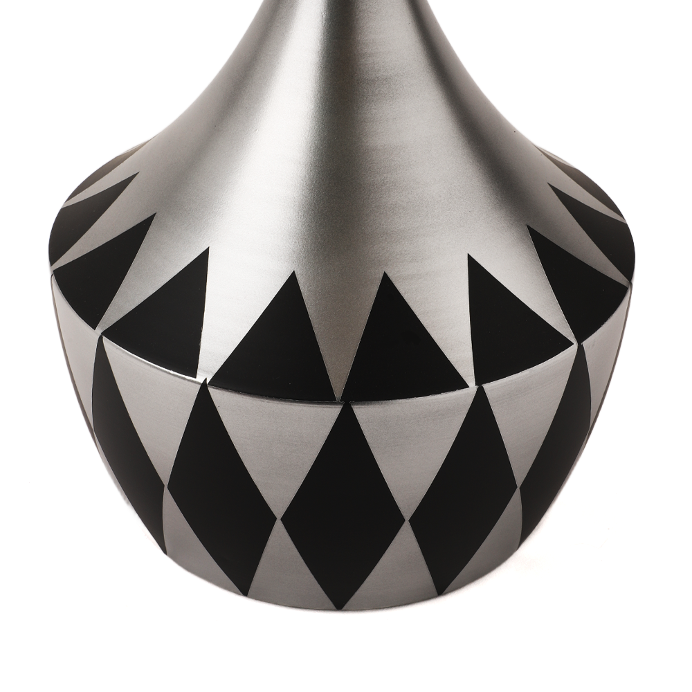 Modern metallic coffee table - marble texture 3