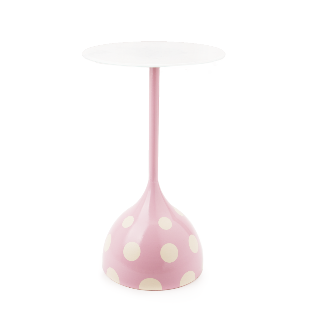 Modern Cute Style Side Table - Pink Spots