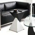 Dual Utopia – Sharp Edge| End Table |Special Lacquered Iron Finish
