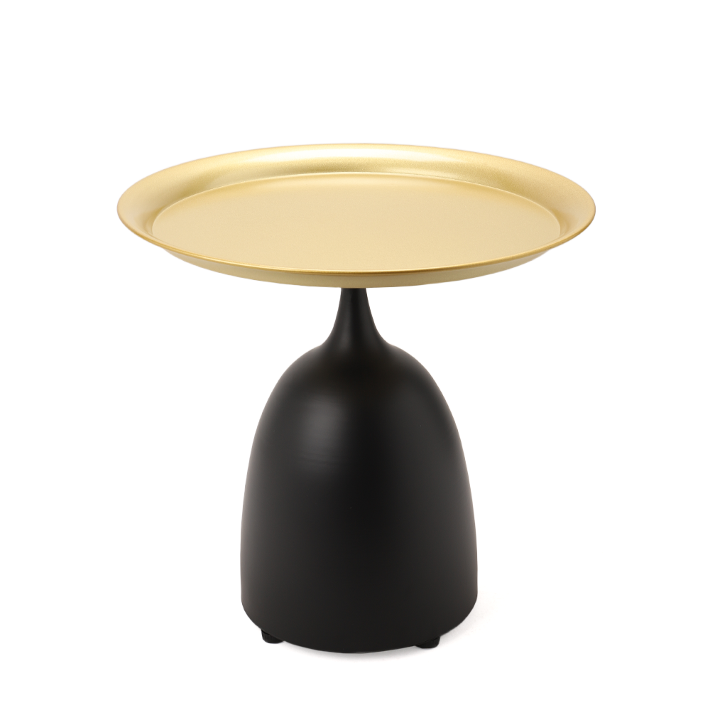 Black-Gold Glam | Coffee Table | Unique Lacquered Iron Coating