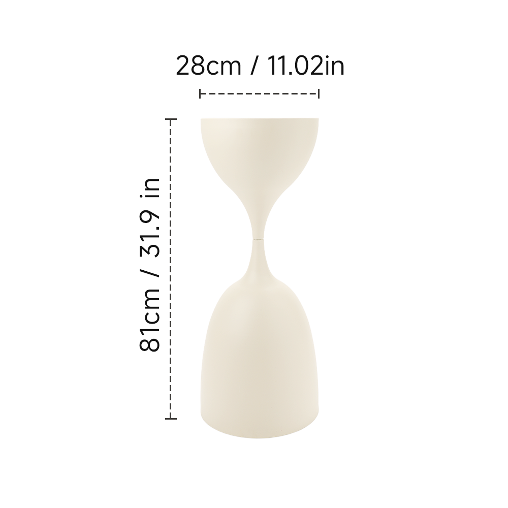 Creamy Vibe| Modern Floor Plant Stand | Special Baking Finish|Cream Color