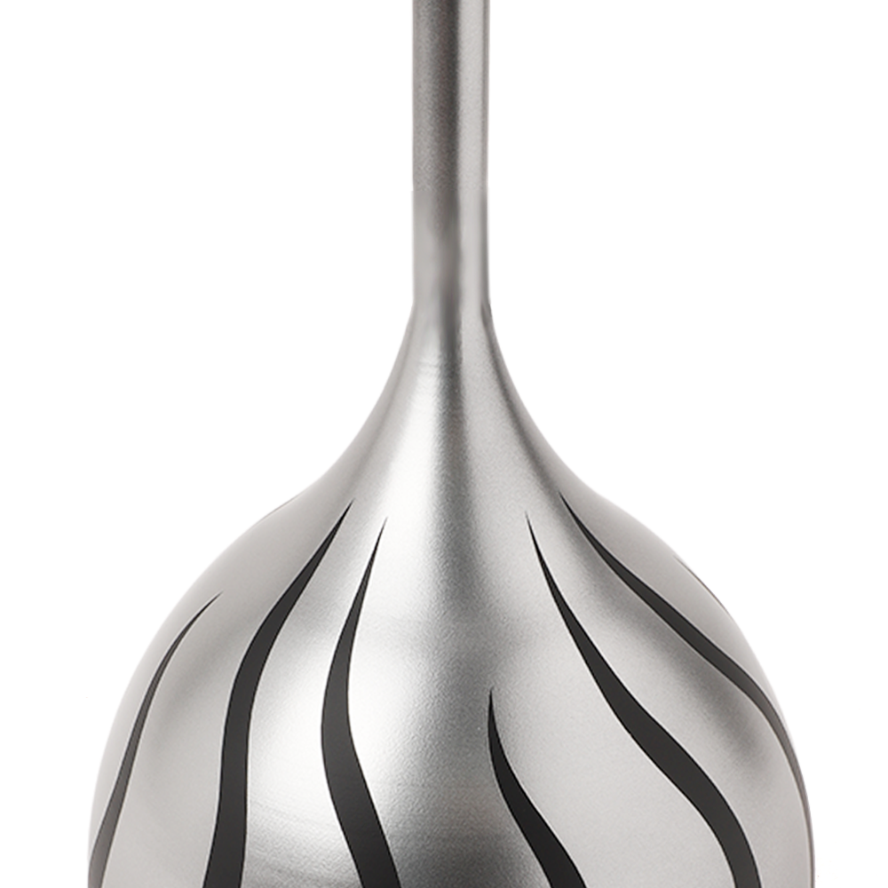 Modern Metallic Side Table - Marble Texture