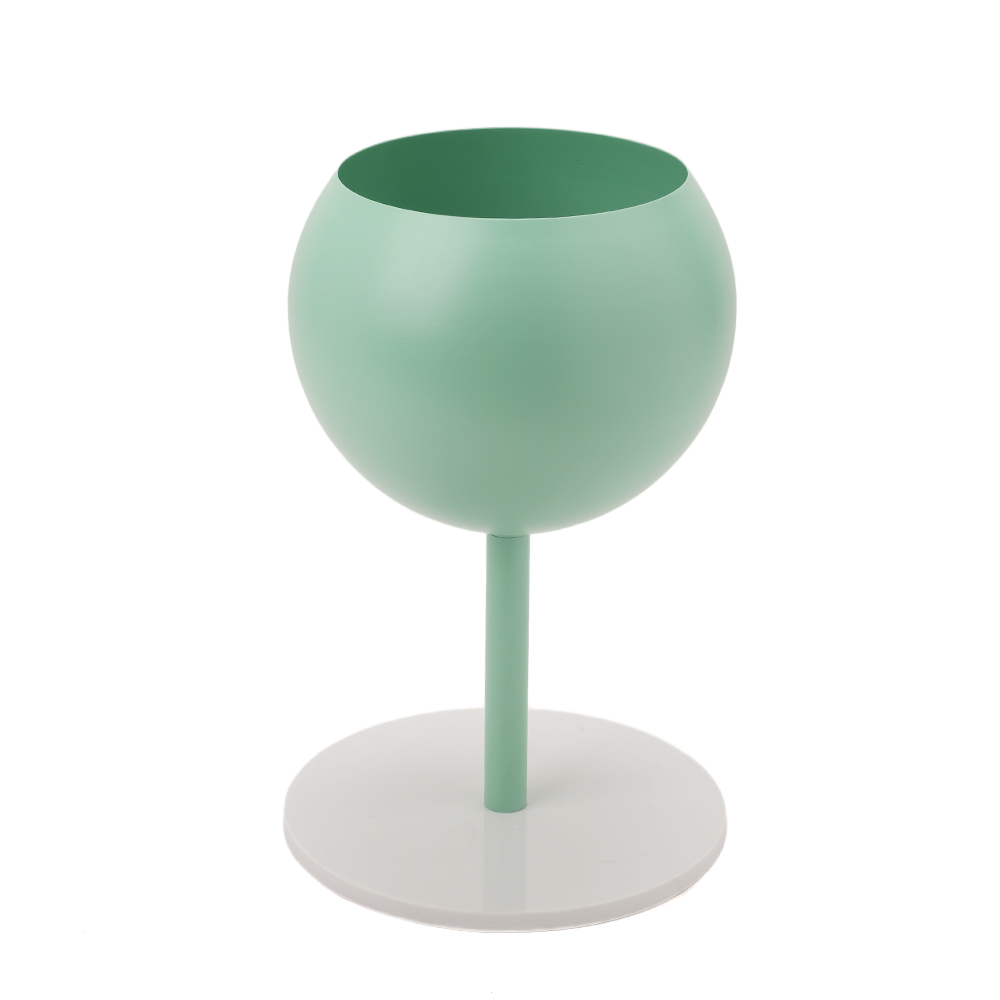 Mint Vibe |Iron Plant Stand |Special Lacquered| Macaron Green Finish