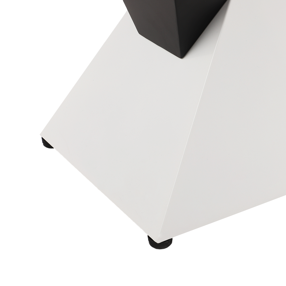 Dual Utopia – Sharp Edge| End Table |Special Lacquered Iron Finish